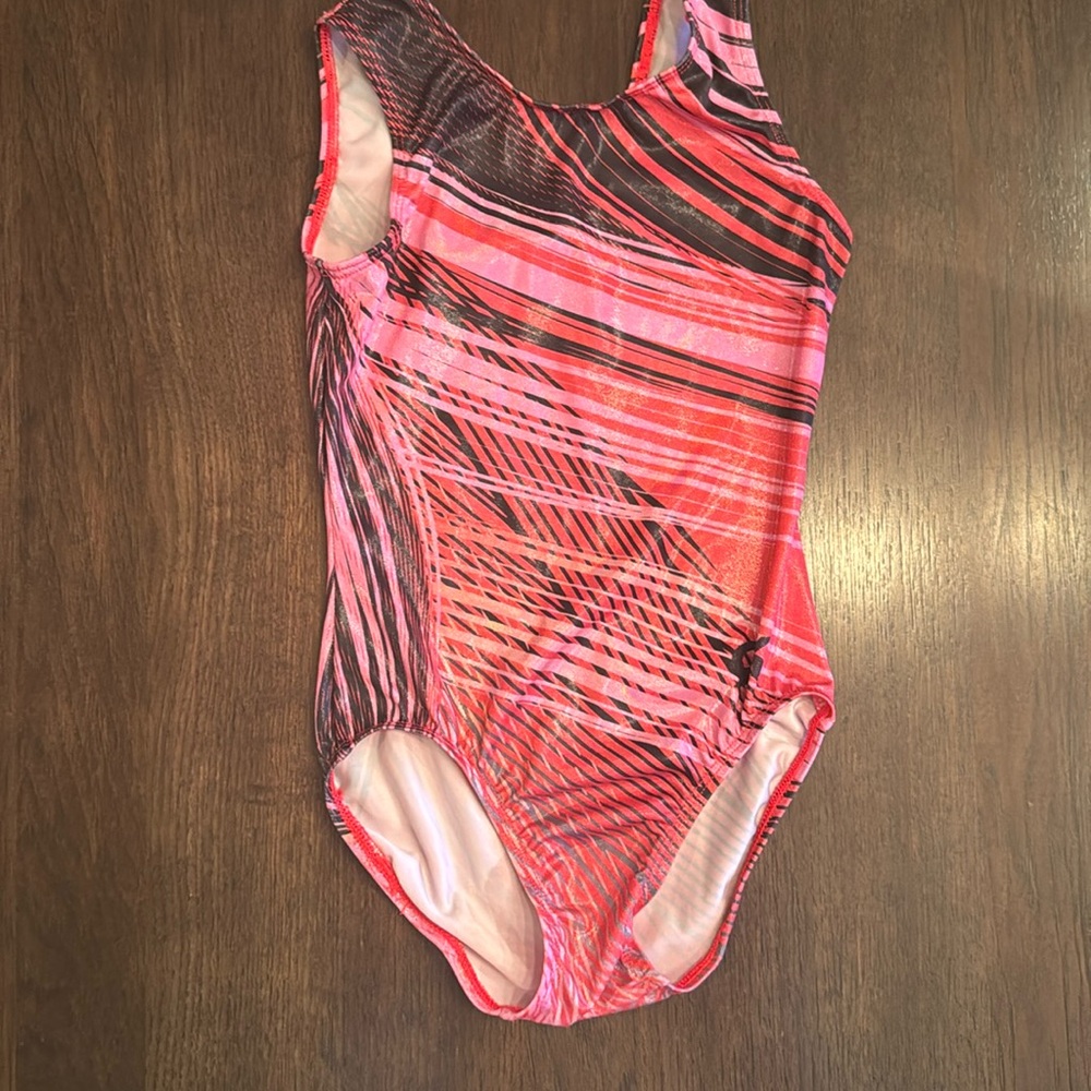 GK. Childrens L girls leotard gymnastics Leo lightly worn